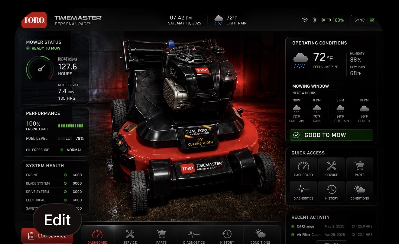Toro TimeMaster OEM console